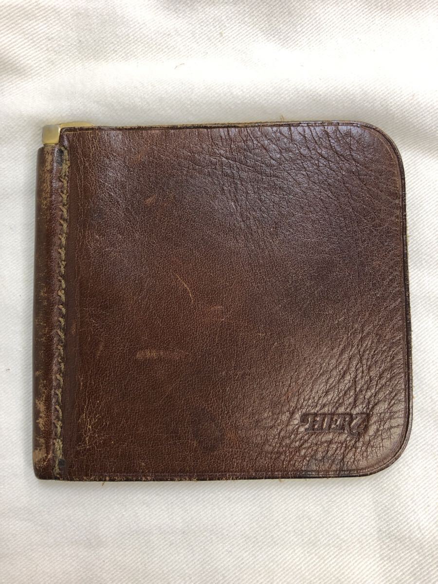 HERZ ヘルツ レザー マネークリップ 財布拍卖