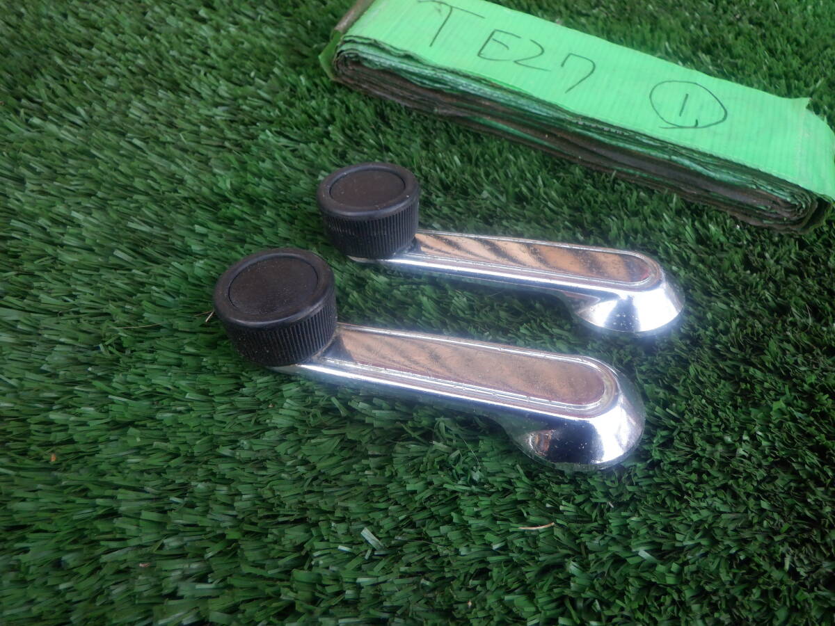 TE27 スプリンター トレノ 純正 手窓ノブ ウインドウハンドル 左右 当時物 レタパ発送可能  カローラレビン ニーナナ拍卖