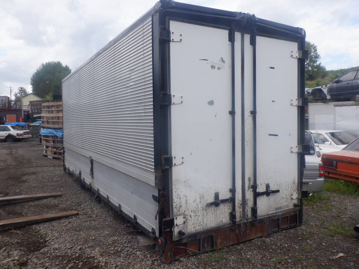 6.7m 4トントラック ウイング 箱車 コンテナ 物置 小屋 プレハブ サティアン ガレージ 収納 農家 趣味部屋 休憩小屋 北海道 配達可拍卖