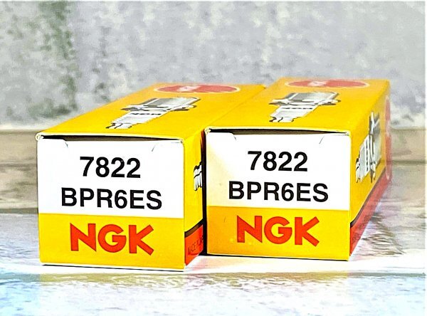 NGK BPR6ES (7822) 2個セット 新品 送料込 ヤマハ SR400/Sリミテッドエディション ('88.8~) 3HT,1JR,RH01J,RH03J 適合拍卖