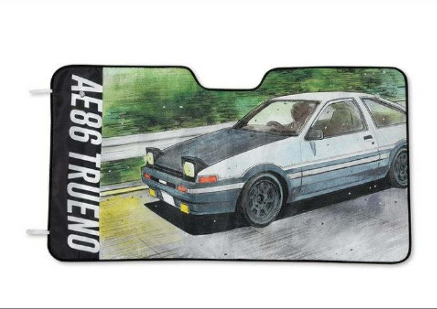 サンシェード フロントガラス Car Sunshade 頭文字D Initial D 新品 New スプリンタートレノAE86 SPRINTER TRUENO AE86 70㎝×130㎝拍卖
