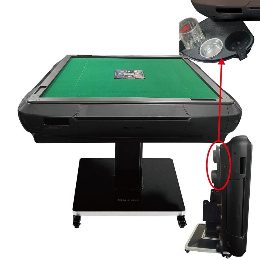 雀鳳 全自動麻雀卓 33mm 麻雀卓 全自動 折りたたみ 家庭用 麻雀卓 セット 全自動卓 静音 スリム 全自動麻雀台 ガラス脚 マットブラック拍卖