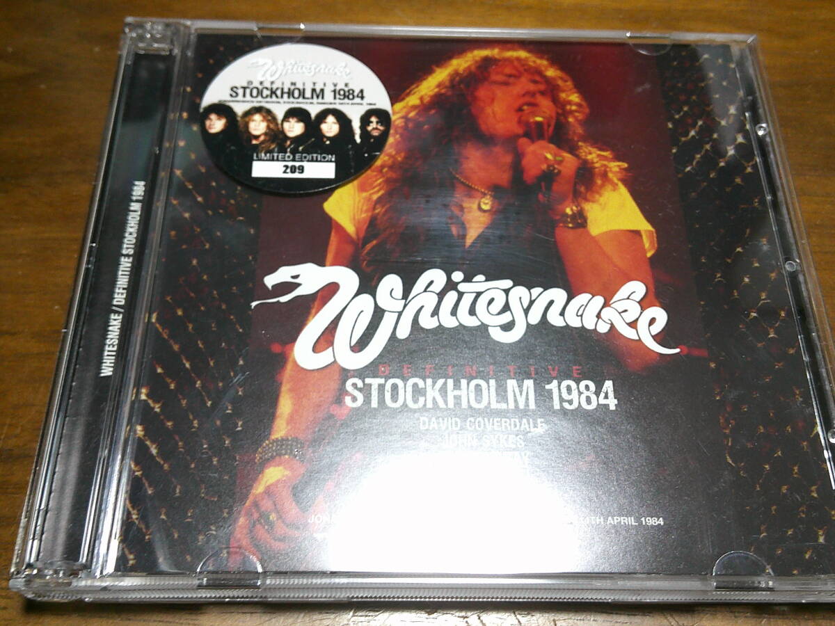 WHITESNAKE《 Definitive Stockholm 84 》★ライブ2枚組拍卖