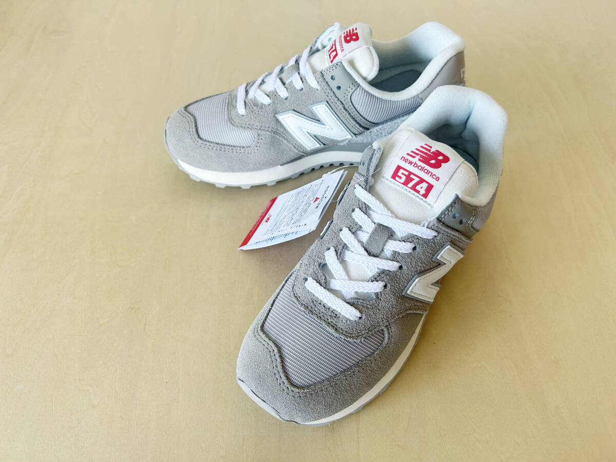 【定番 574】 23.5cm ニューバランス NEW BALANCE U574GRR GREY US5.5/23.5cm グレー 灰色 GRAY スニーカー拍卖