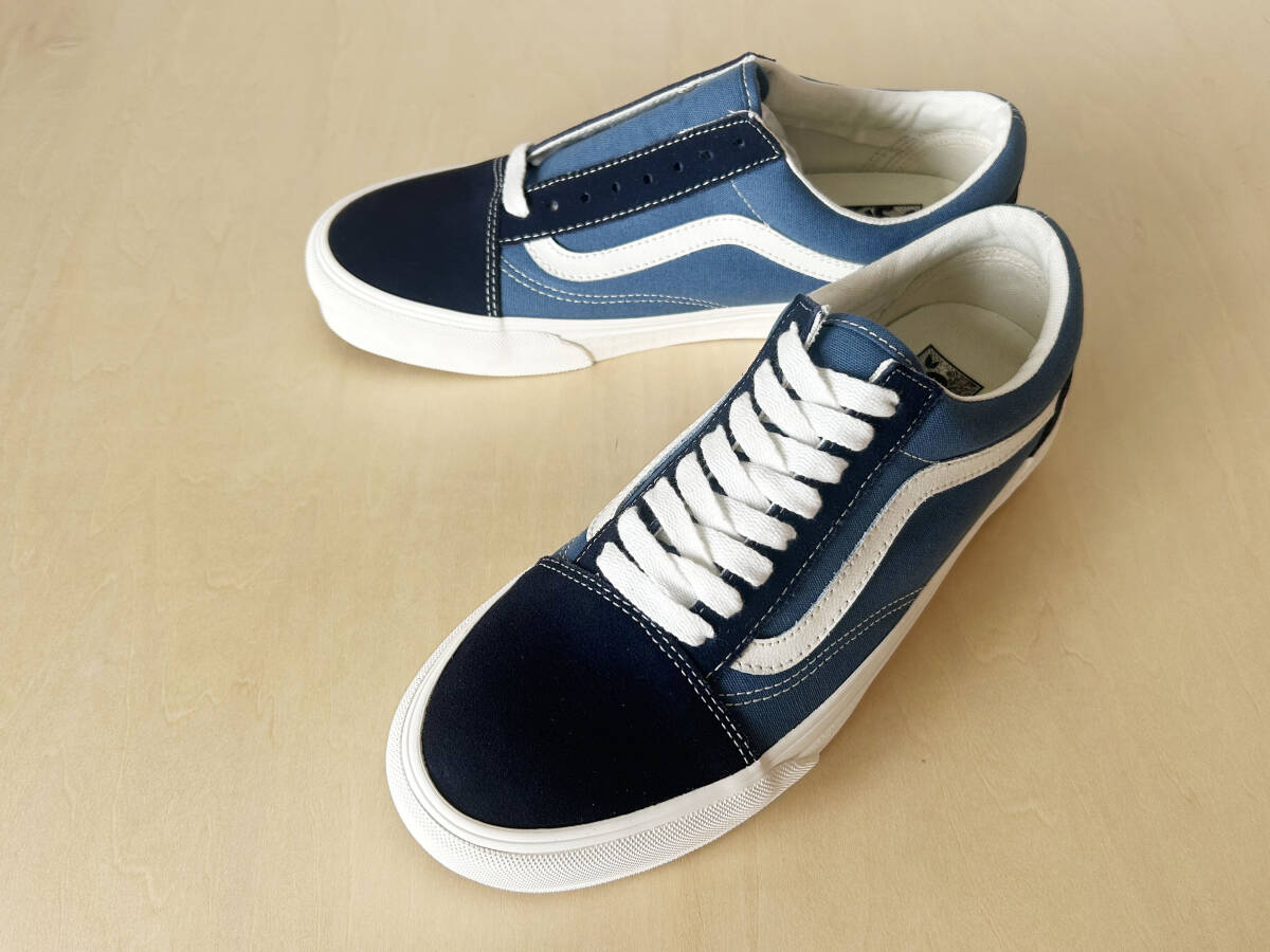 26.5cm バンズ ネイビー オールドスクール VANS OLD SKOOL VR3 NAVY/MARSHMALLOW US8.5/26.5cm VN0005UBFRP拍卖