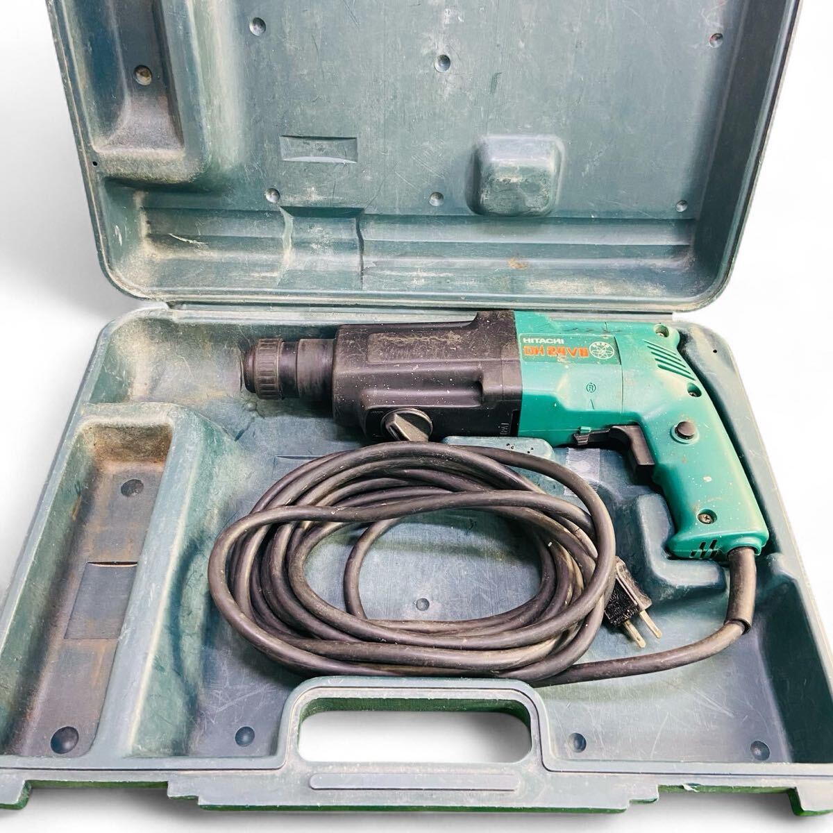 ★☆日立 HITACHI 24mm ロータリーハンマドリル DH24VB ハンマドリル ハンマードリル 電動工具 電気工具 工具 動作確認済み C☆★拍卖