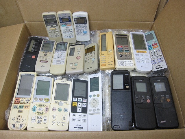 IW-8545S 三菱 シャープ 東芝 ダイキン他 エアコンリモコンまとめて 140個以上 大量 セット拍卖