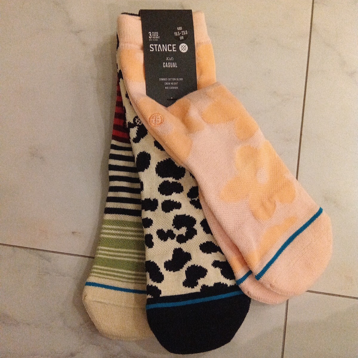 STANCE スタンス ソックス 3足セット 定価税込み3850円 新品未使用 新品 キッズ 23cm 半額以下拍卖