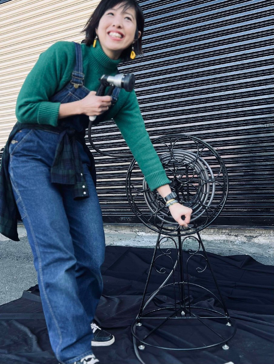 【送料無料】新品☆ガーデンホースリール MERRY 20m たおれない かがまない 巻き取りラクラク ☆拍卖