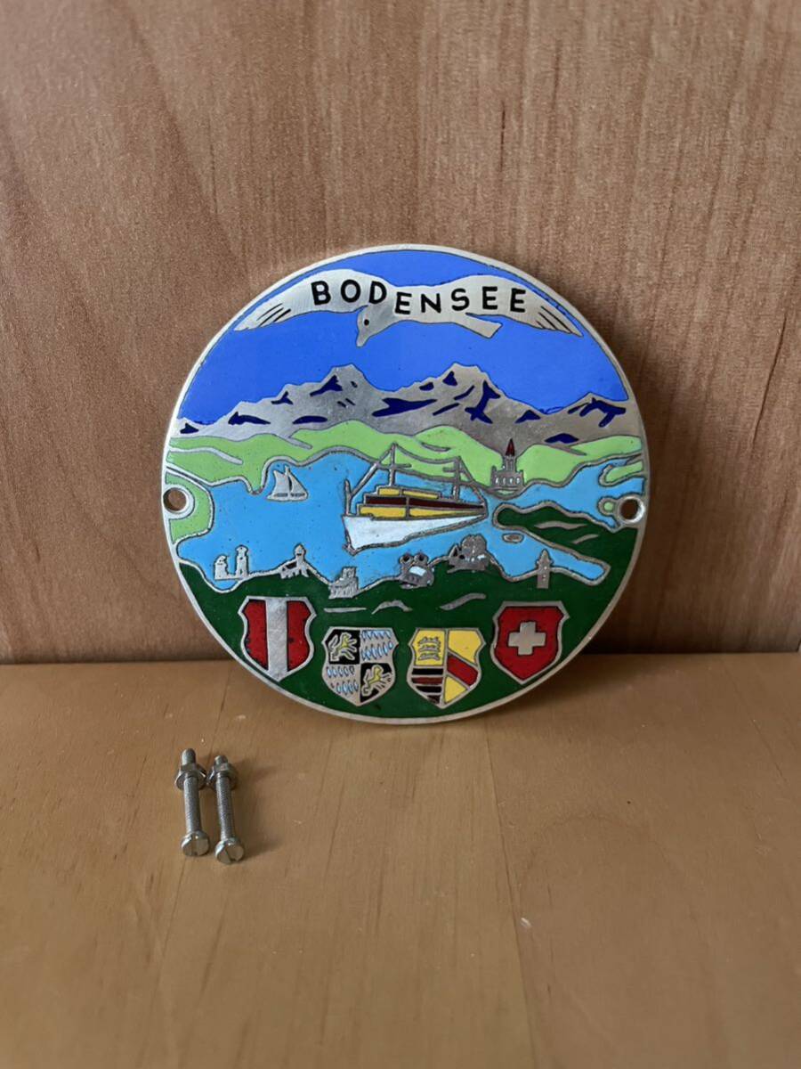 ドイツ ヨーロッパ ボーデン湖 カーバッジ グリルバッジ 検索 セントクリストファー ミニ ADAC MG ADO16 BMW ポルシェ ベンツ1960年代BMC拍卖