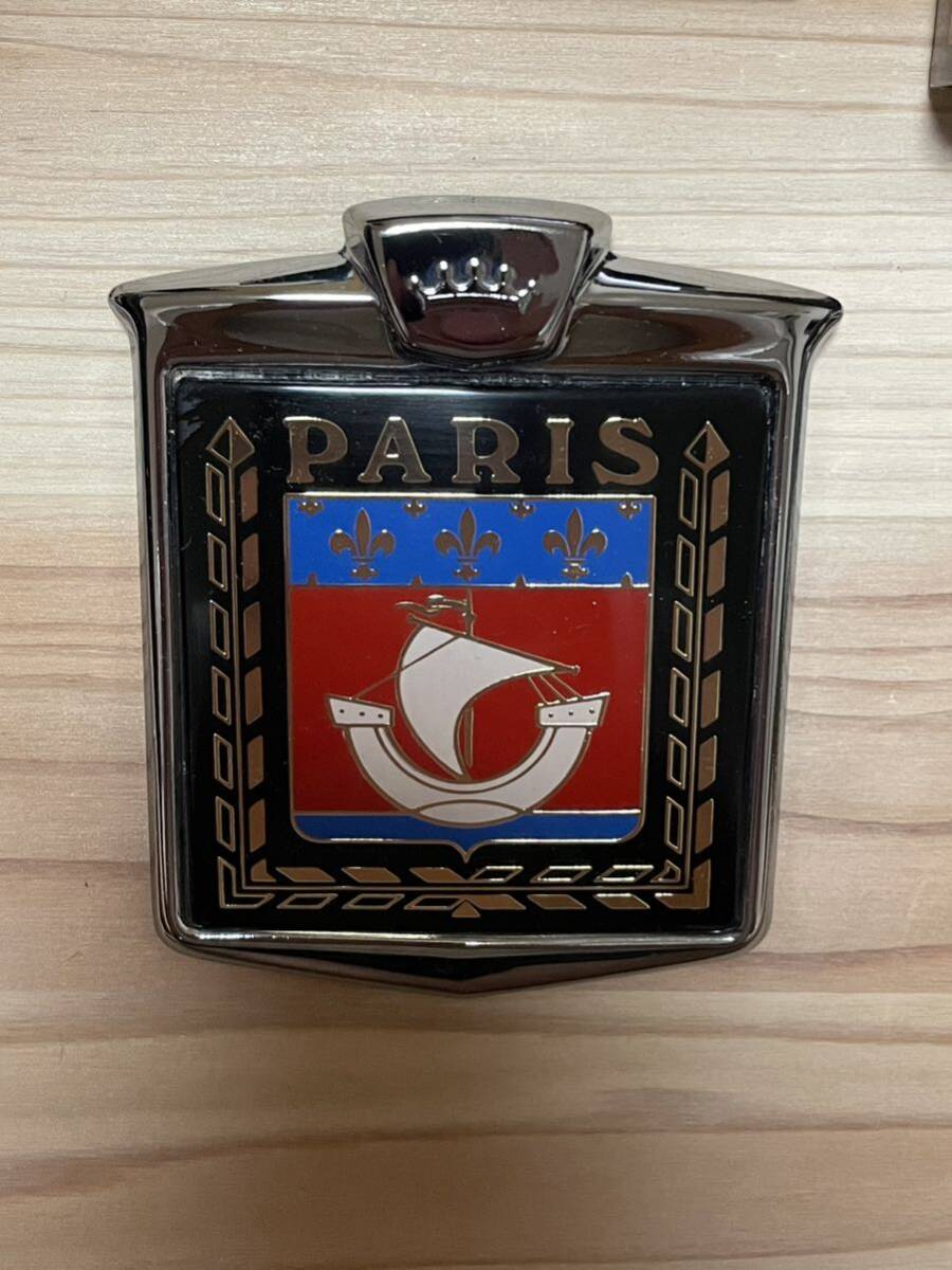 当時物 希少 renamel パリ PARIS カーバッジ グリルバッジ フランス レナメル 検 英国 ミニ VAN ロータス MINI プジョー ルノー シトロエン拍卖
