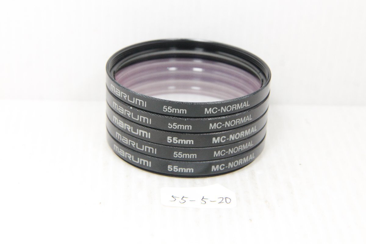 M160-55-5-20☆☆55mmフィルター マルミ MC-NORMAL x5枚セット拍卖
