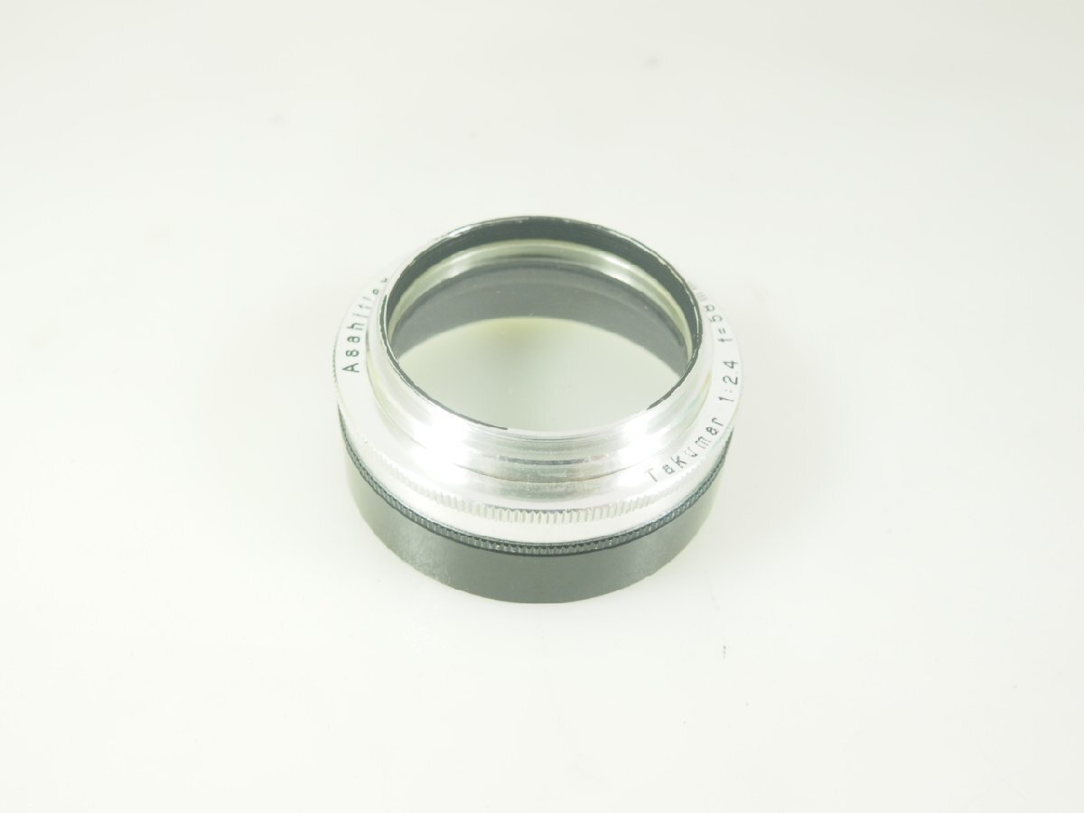 T240-B999☆☆ペンタックス Asahiflex Takumar 1:2.4 f=58mm アサヒフレックス58mmF2.4用 メタルフード&フィルター拍卖