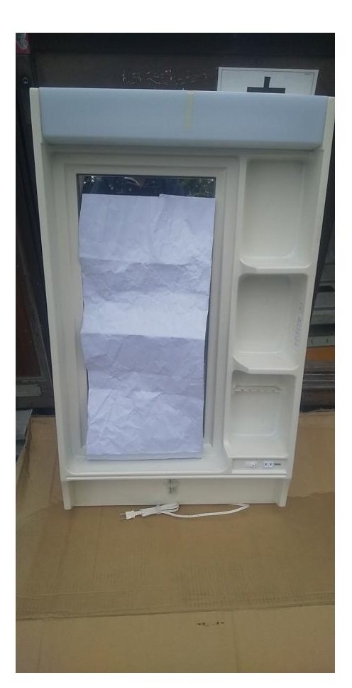 C2A【新長棚899(10)】600巾 洗面ミラー FM-60EN拍卖