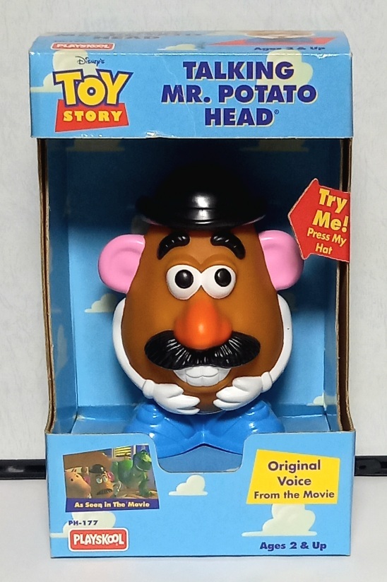 珍品 1996 TOY STORY Talking Mr.Potato Head トイストーリー1 トーキング ポテトヘッド 当時物 未使用/デッドストック/海外限定品拍卖