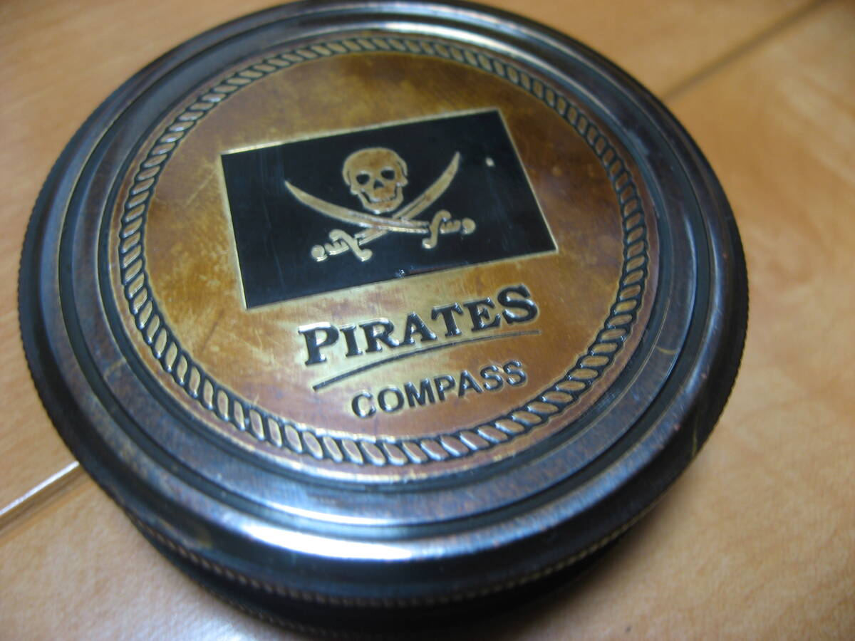真鍮海賊コンパス。PIRATES COMPASS。真鍮やけした拍卖