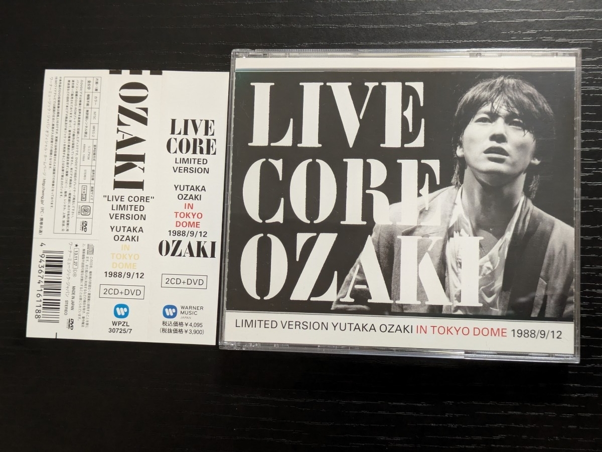 尾崎豊 LIVE CORE 東京ドーム 1988/9/12 レンタル2枚組CD DVDなし拍卖