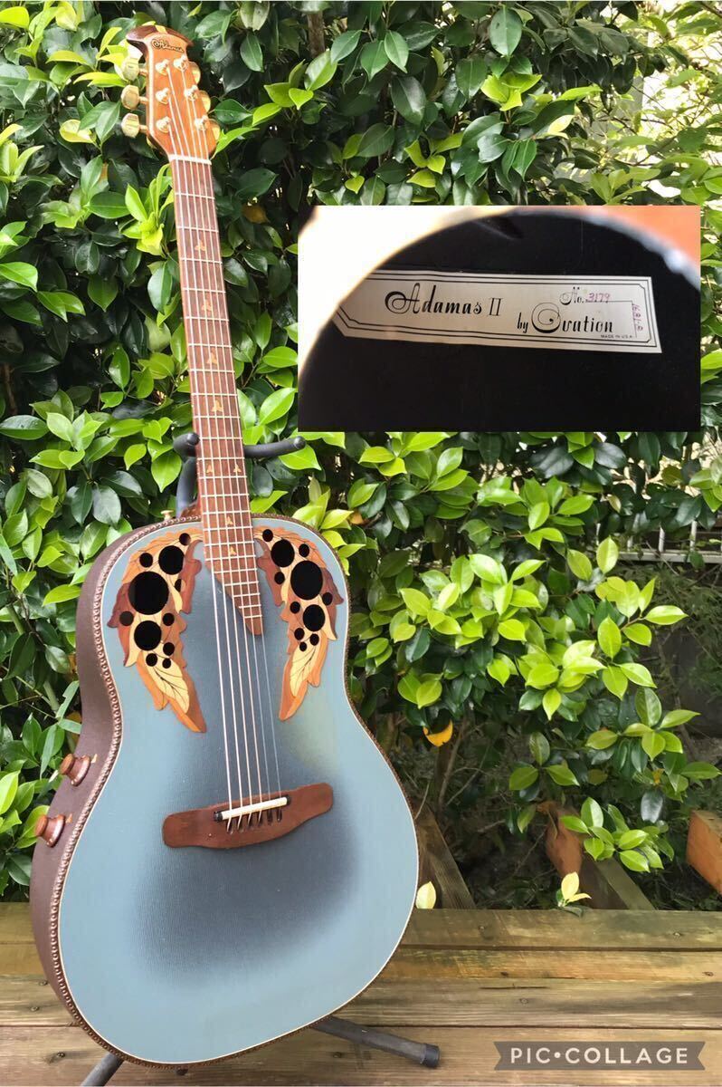 ovation/Adamas II 1681-8 ブルー ウッドノブ 拍卖