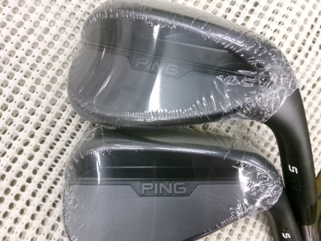 ■128■未使用展示品■ピン ウェッジ■S159■ミッドナイト■2本組■52°S-12・56°S-12■NSプロ modus3 TOUR115■フレックスS■Ping■拍卖