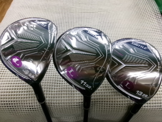 ■210・227・234■未使用展示品■シャトル■SHUTTLE■2022■3本組■9w・11w・13w(28°32°36°)■IMPACT FIT m230■L■マジェスティ■拍卖