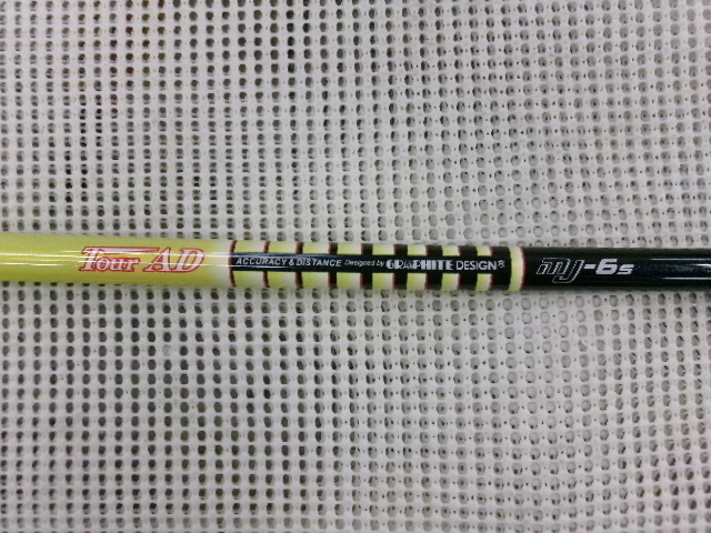 ■002■中古■ツアーAD■TOUR AD MJ-6■フレックスS■テーラーメイドスリーブ■グリップ付き■ドライバー用■拍卖