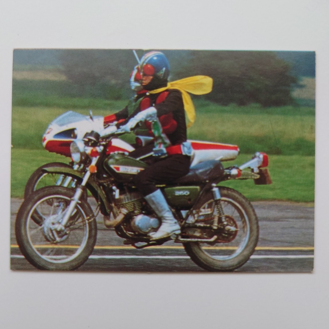 【山勝】仮面ライダー ミニカード No.221 ライダーマン V3 当時物 昭和レトロ拍卖