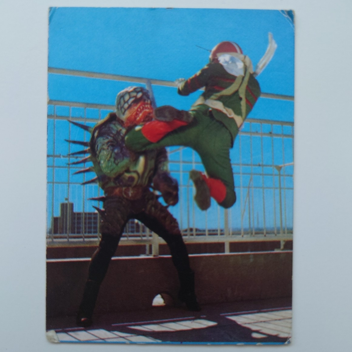 【山勝】仮面ライダー ミニカード No.212 カマクビガメ 当時物 昭和レトロ拍卖