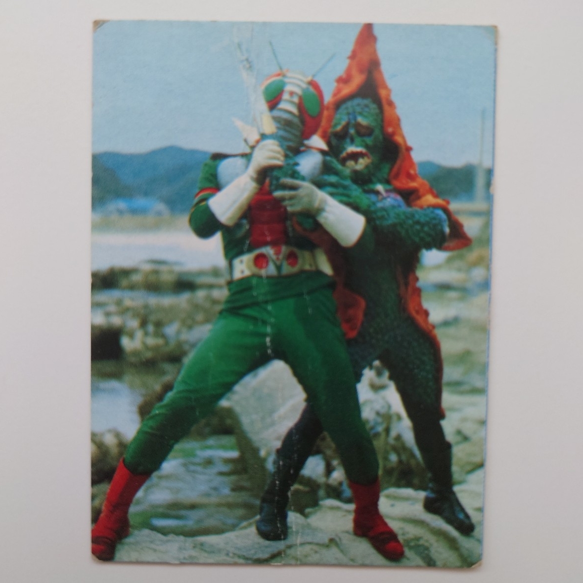 【山勝】仮面ライダー ミニカード No.202 V3 当時物 昭和レトロ拍卖