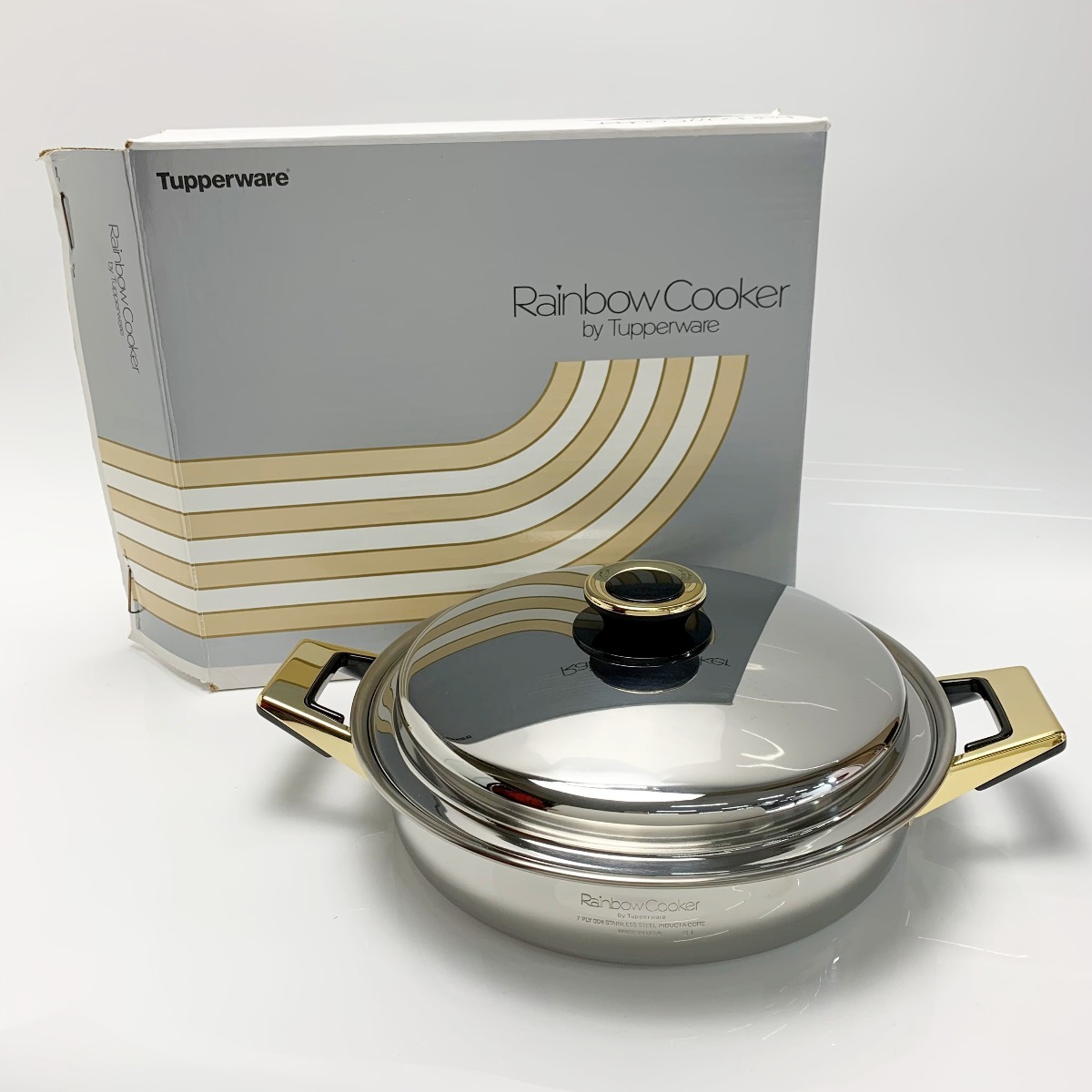 ☆☆ Tupperware タッパーウェア レインボークッカー 26cm キッチン雑貨 鍋 傷や汚れあり拍卖