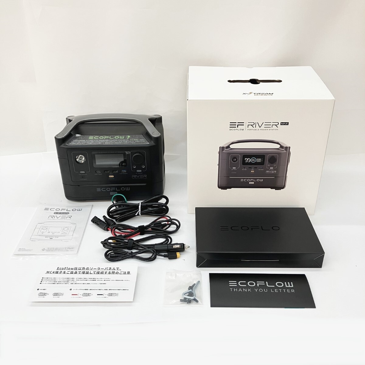 〇〇 EcoFlow エコフロー ポータブル電源 EF RIVER 600 MAX やや傷や汚れあり拍卖