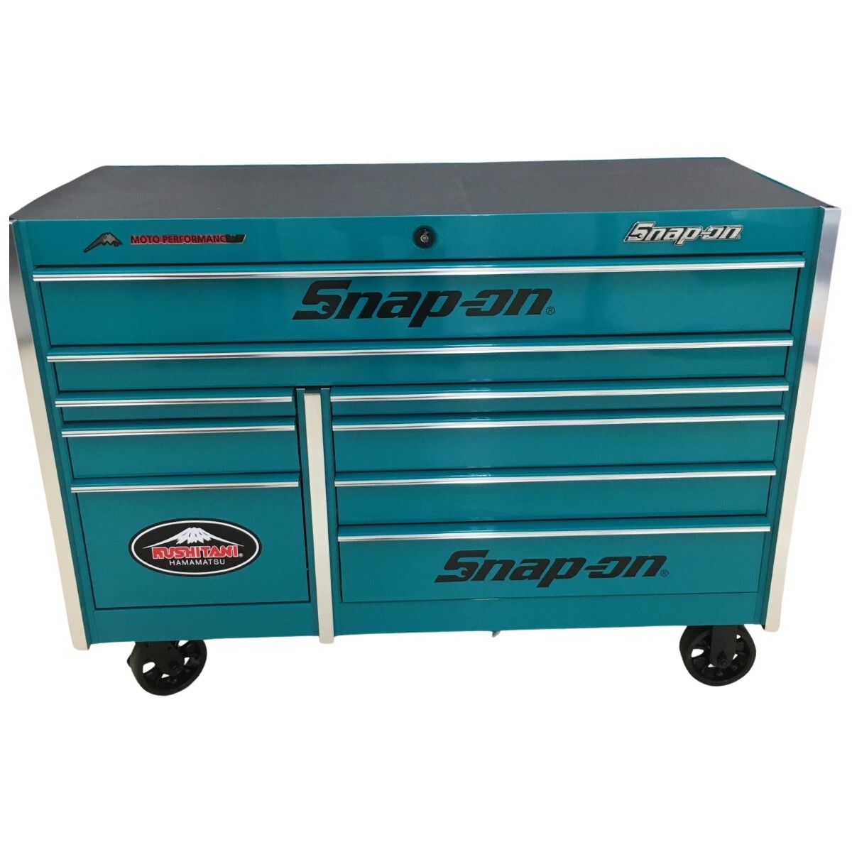 △△ Snap-on スナップオン 【店頭引取限定】工具箱 ツールボックス ティールグリーン KRL722CPF グリーン やや傷や汚れあり拍卖