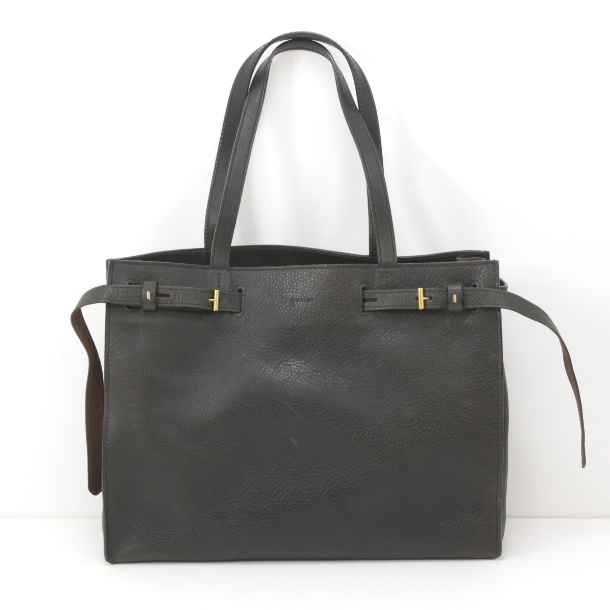 $$ GENTEN ゲンテン ハンドバッグ ブラック 傷や汚れあり拍卖