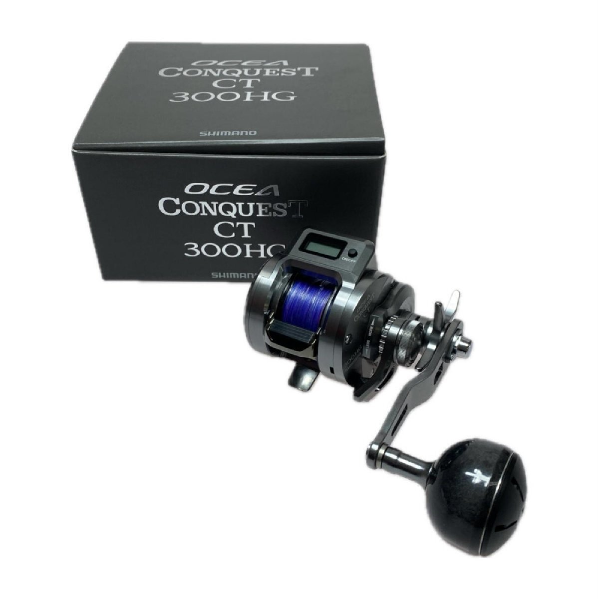 §§ SHIMANO シマノ 24オシアコンクエストCT 300HG 046710 両軸リール 程度AB やや傷や汚れあり拍卖