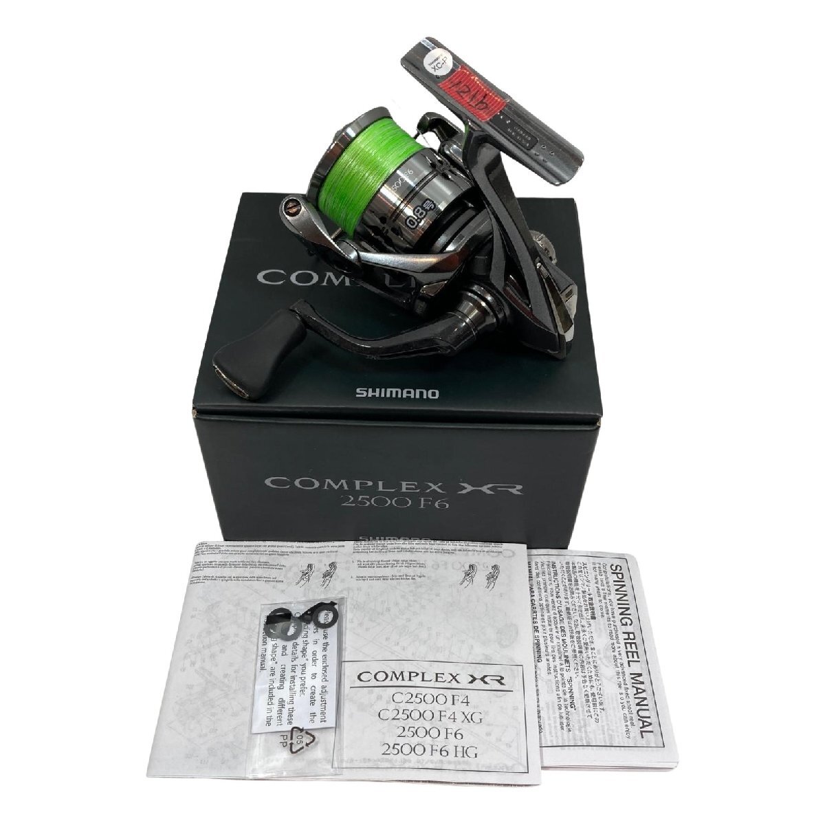 ττ SHIMANO シマノ スピニングリール 25コンプレックスXR 2500 F6 048448 目立った傷や汚れなし拍卖