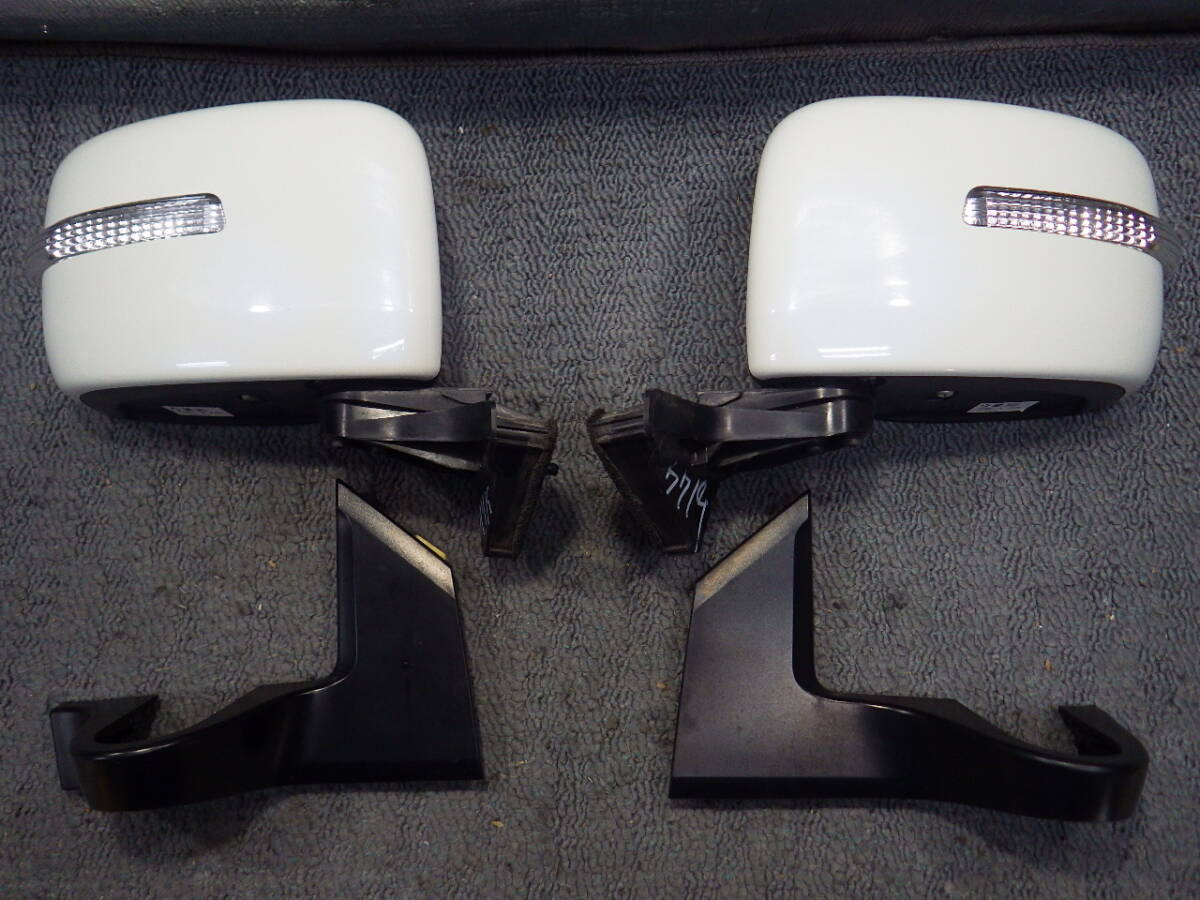 ワゴンR MH44S MH44 純正 ドアミラー サイドミラー 左右セット パールホワイト クリスタルホワイトパール ZVH 7線 7P 電動格納 MH34S MH34 拍卖