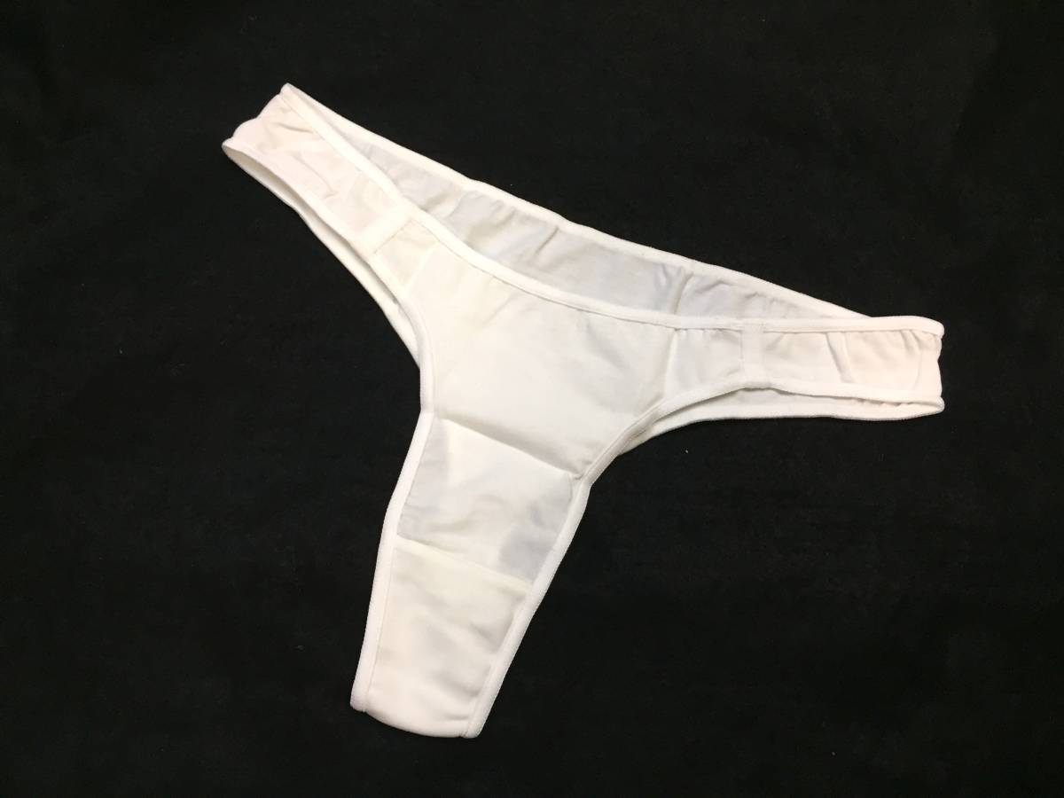 陸上競技用ハイレグT フロントアンダーショーツタンガ L オールホワイト拍卖