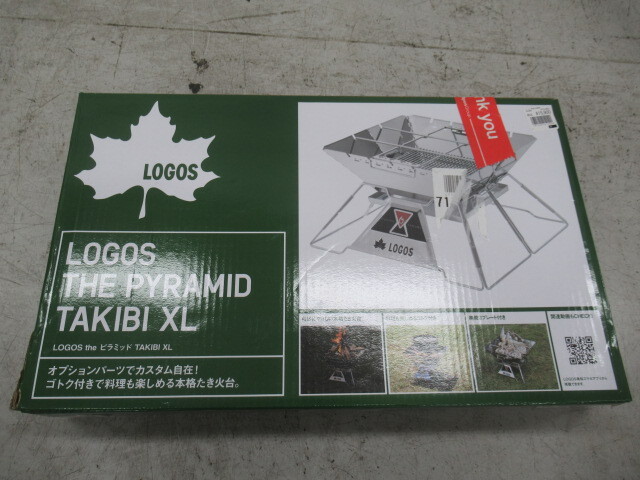 【美品】LOGOS LOGOS the ピラミッドTAKIBI XL キャンプ 焚き火台/グリル 039300001拍卖