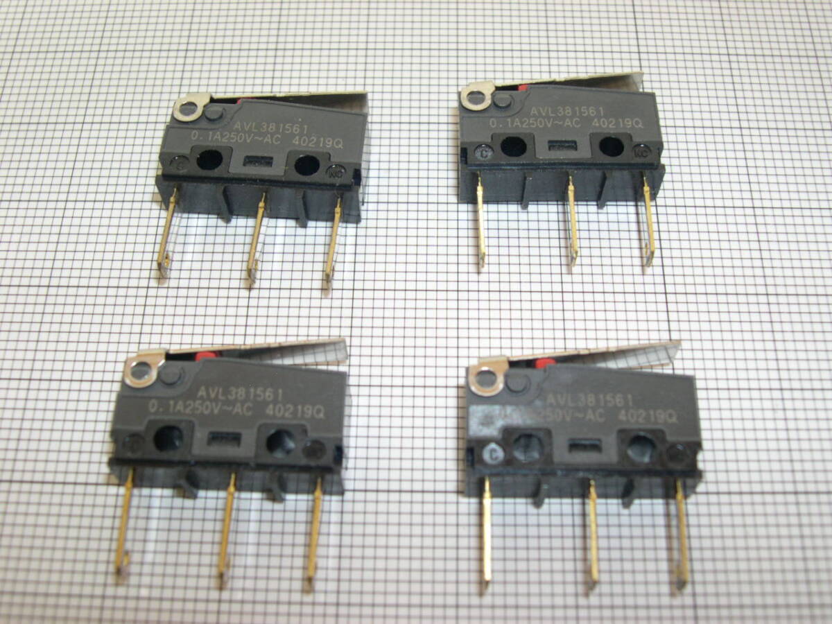 W919 FS-T型マイクロスイッチ4個 長寿命型 AVL381561③拍卖