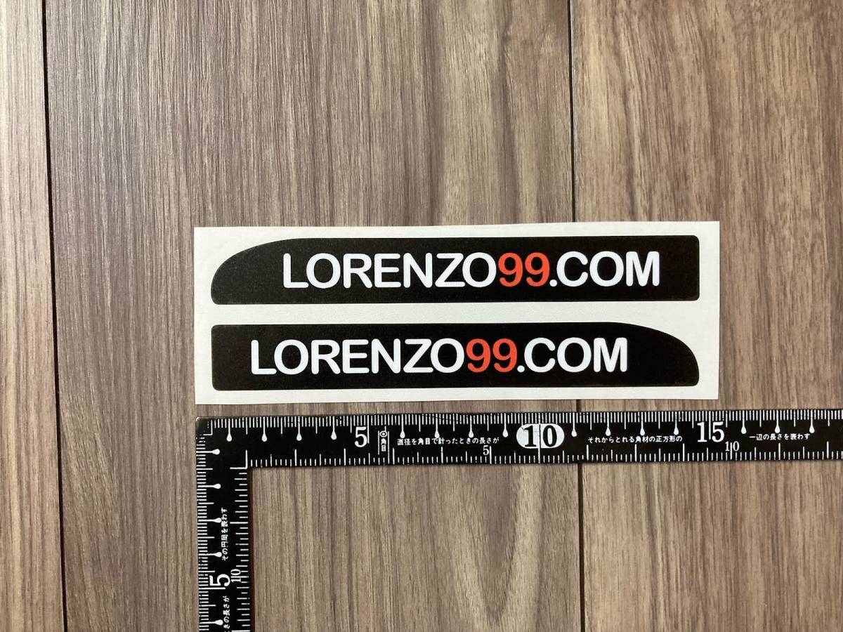 送料無料 Jorge Lorenzo Helmet Decal Sticker ホルヘロレンソ ステッカー シール デカール 145mm x 20mm 2枚セット拍卖