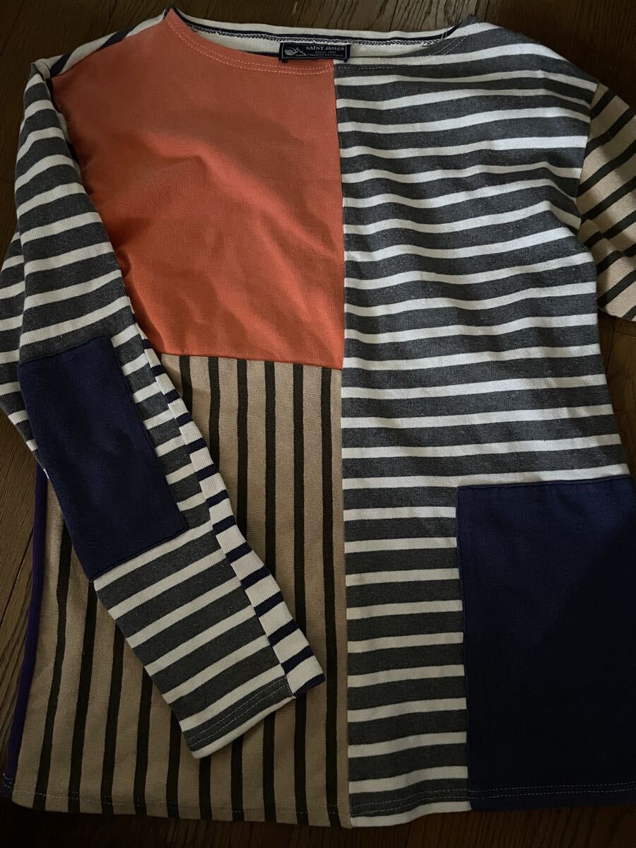 セントジェームス SAINTJAMES ボーダー クレイジーパターン 限定 バスクシャツ拍卖