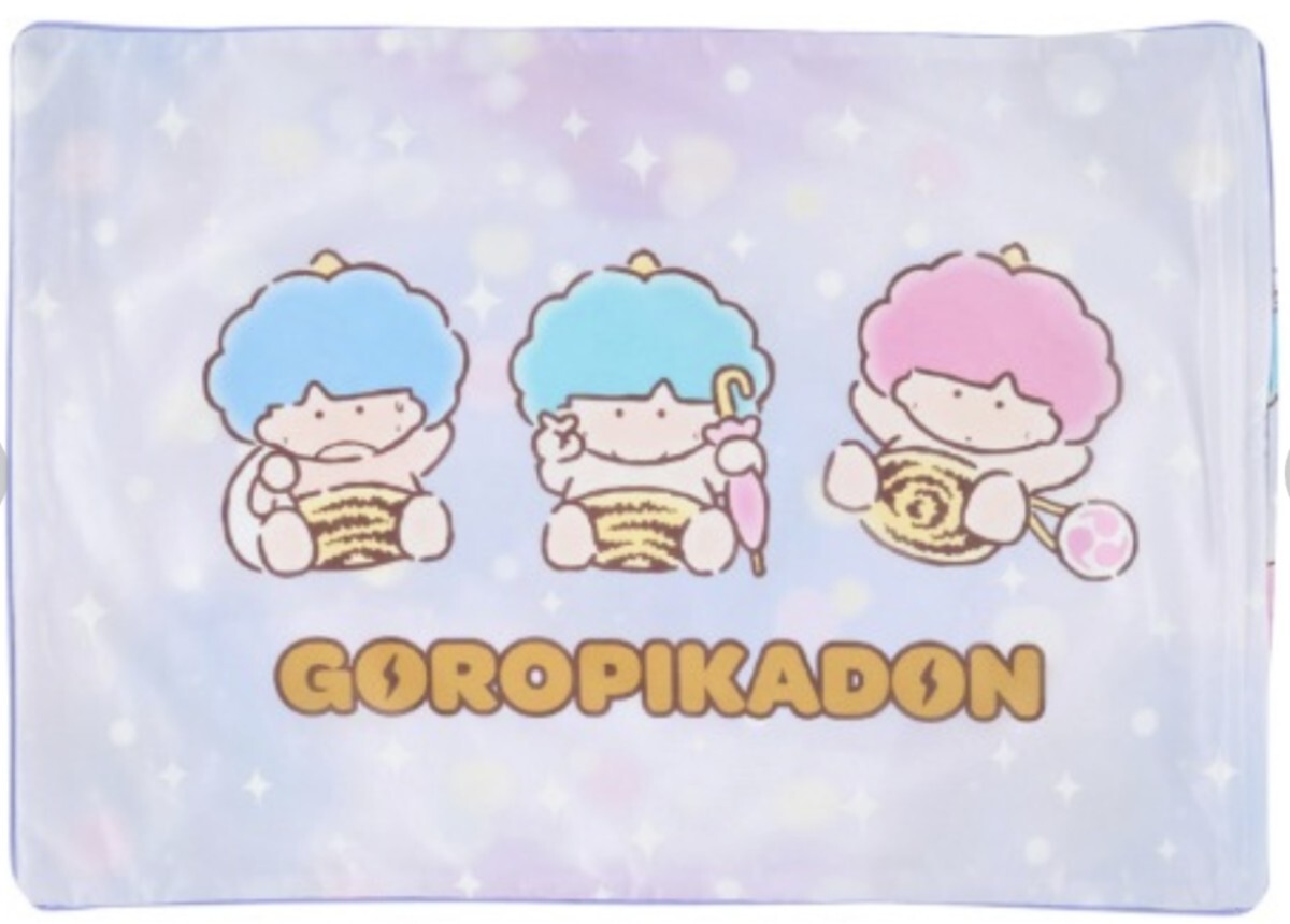 即決 ゴロピカドン 冷感枕カバー 43×63 新品タグ付き サンリオキャラクターズ まくらカバー ピローケース拍卖