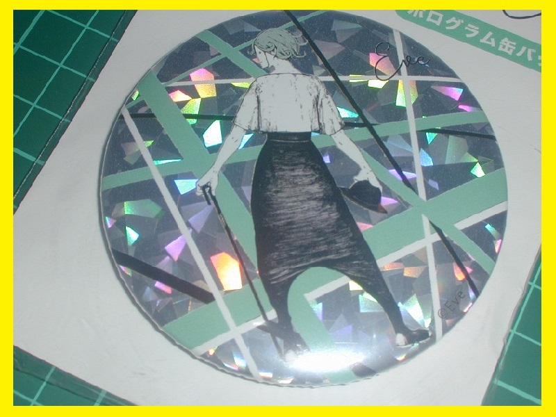 Eve ホログラム缶バッジ【未使用】歌い手拍卖