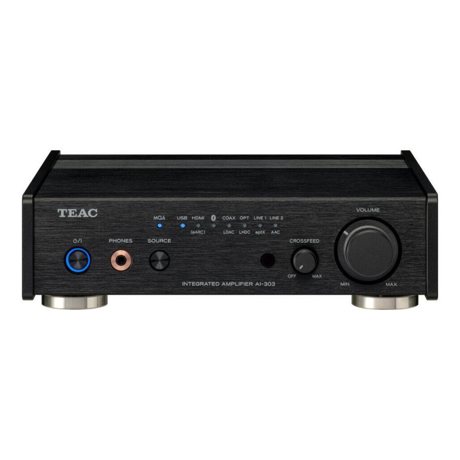 TEAC AI-303-B デスクトップオーディオ・アンプ プリメインアンプ Bluetooth USB入力搭載 ハイレゾ再生対応拍卖