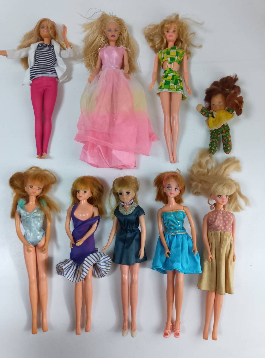 マテル社 リカちゃん人形 バービー人形 8体セット 他 1体 barbie doll MATTEL Licca doll Kayama Rika拍卖