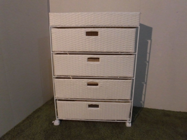 【送料無料】即決アウトレット・新品★ラタン風★サニタリーバスケット★ワイドランドリーチェスト拍卖