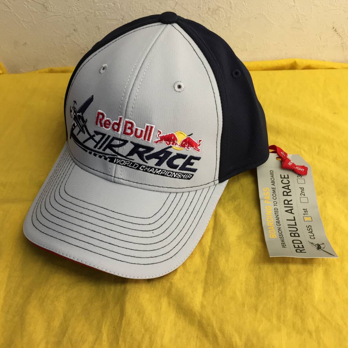 【グッズ】キャップ【RED BULL】公式品 AIR RACE レッドブル エアレース スナップバック 灰色×紺色 フリーサイズ 帽子 小さめサイズ 3拍卖