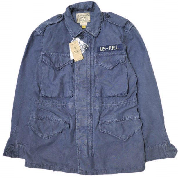 POLO RALPH LAUREN ポロラルフローレン リラックスドフィット サープラスブロークンツイルジャケット XXS NAVY M-65 定価64,900円拍卖