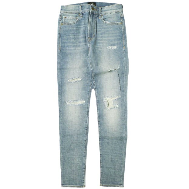 新品 D-ID ディーアイディー FLORENCE ANKLE SKINNY ISKO ダメージ加工スキニーデニムパンツ 134620 25 INDIGO 定価26,180円 ROSE BUD拍卖