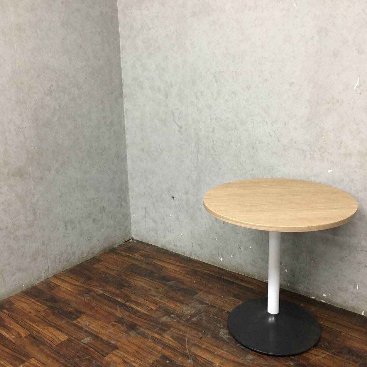 ww2/67 丸テーブル サイドテーブル W75×D75×H75cm カフェテーブル テーブル 机 店舗 ダイニング ★直接引取歓迎◎拍卖