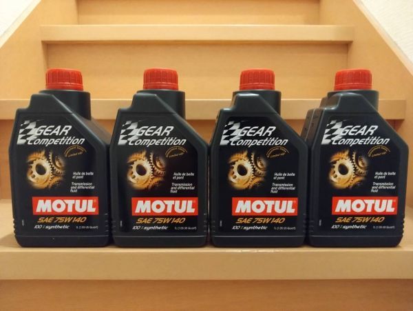 MOTUL モチュール GEAR COMPETITION 75W140 1L 4缶 4本 ギア コンペティション 正規品拍卖